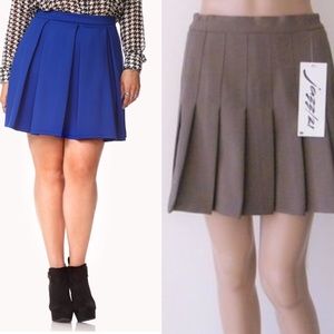 Jazz 21 vintage royal blue pleated tennis skirt 14